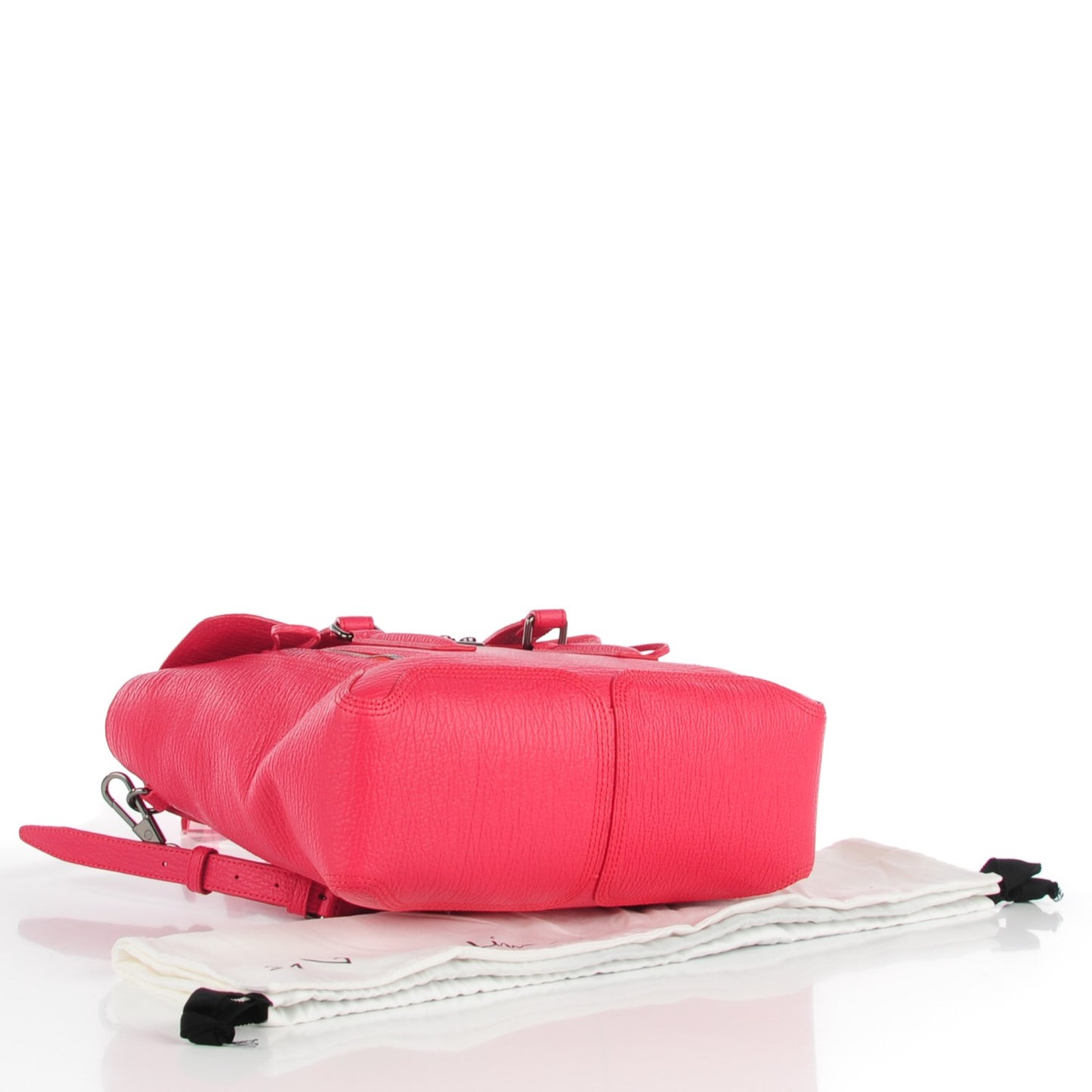 3.1 Textured Calfskin Medium Pashli Satchel Raspberry