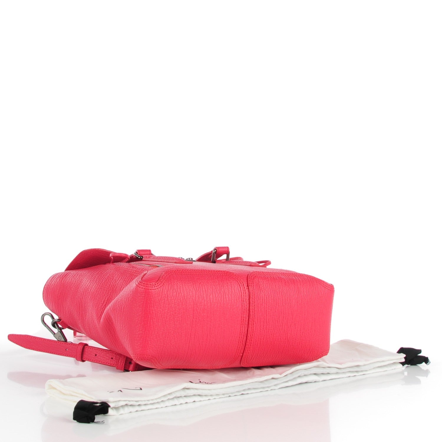 3.1 Phillip Lim 3.1 Textured Calfskin Medium Pashli Satchel Raspberry 4 of 7