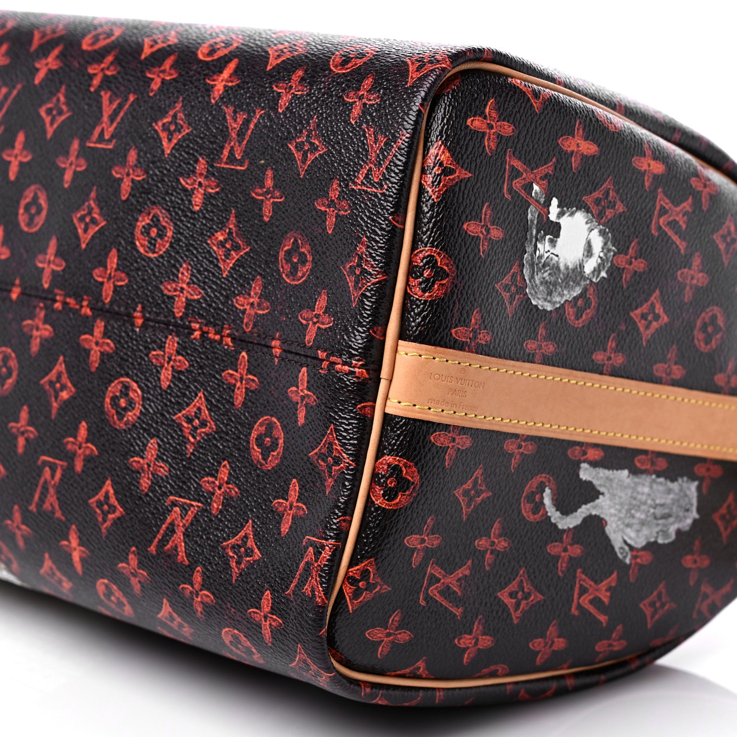Louis Vuitton Catogram Speedy Bandouliere 30 Marron 9 of 20