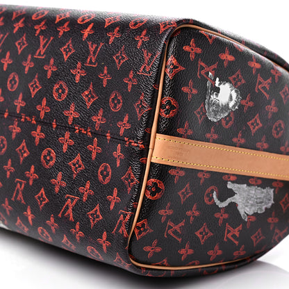 Louis Vuitton Catogram Speedy Bandouliere 30 Marron 9 of 20