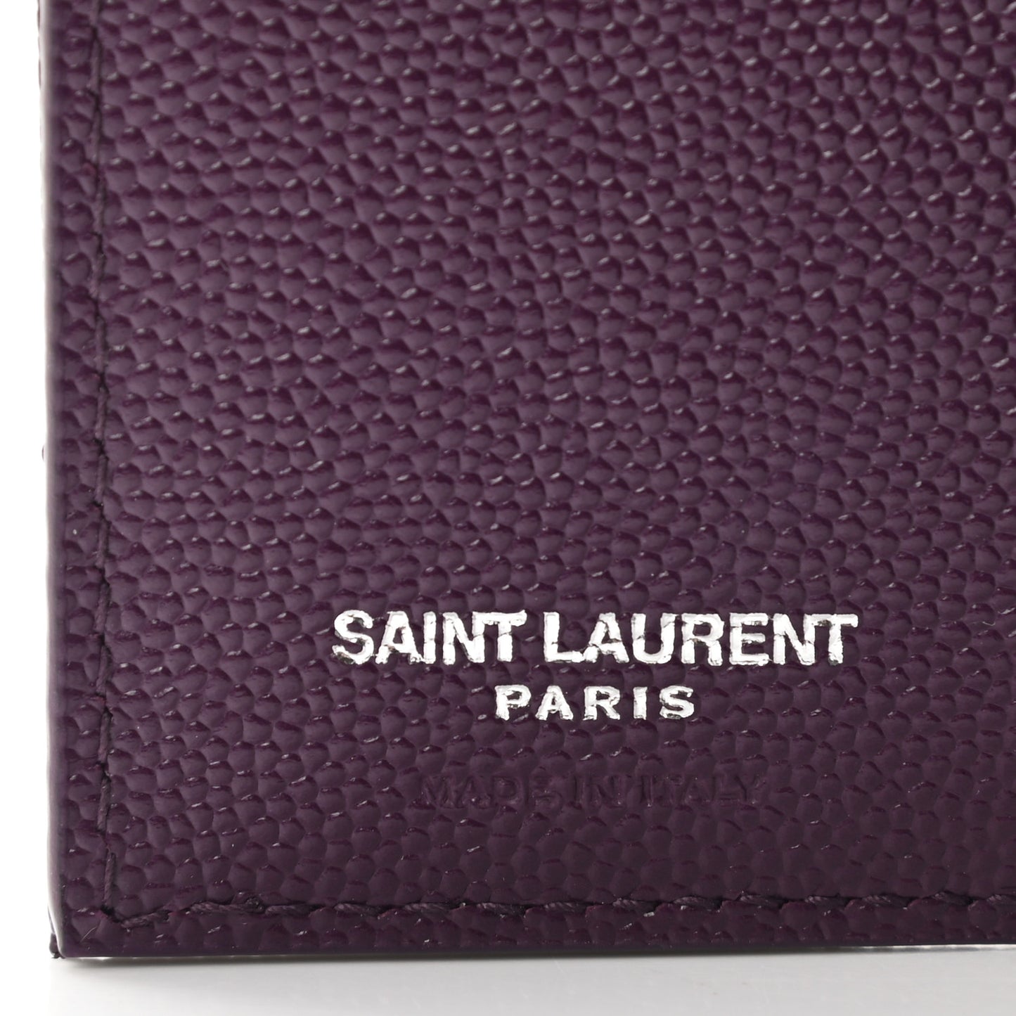 Grain De Poudre Matelasse Chevron Monogram Zipped Card Case Lilac