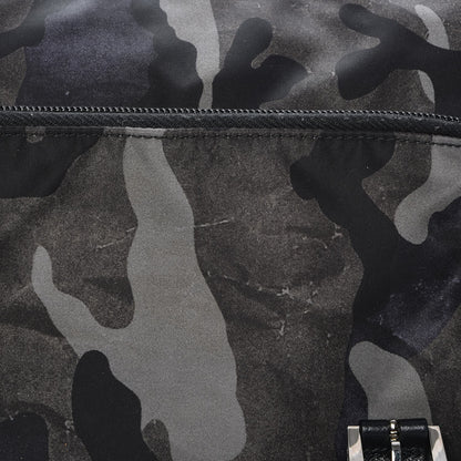 Prada Tessuto Nylon Camouflage Messenger Bag Fumo 9 of 9