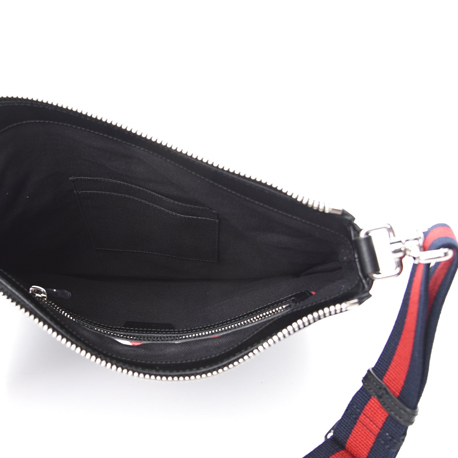 Gucci GG Supreme Monogram Night Courrier Flat Messenger Bag Black Multicolor 4 of 10