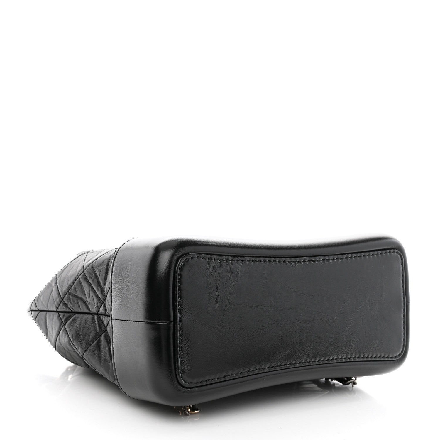 Chanel Aged Calfskin Quilted Small Gabrielle Backpack Black 4 of 11