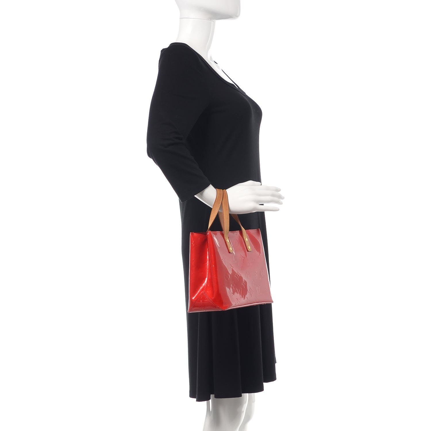 Louis Vuitton Vernis Reade PM Rouge 2 of 15