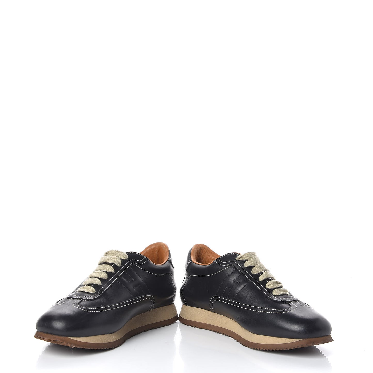 Calfskin Womens Quick Sneakers 37 Black