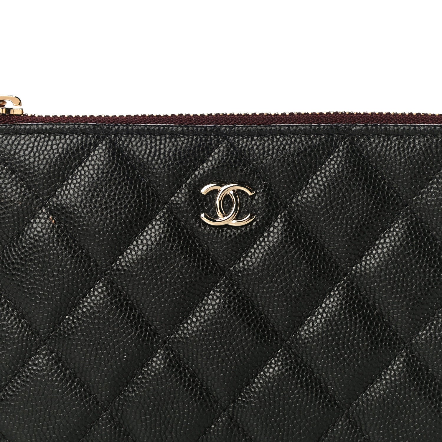 Chanel Caviar Quilted Small Cosmetic Case Black 8 of 10