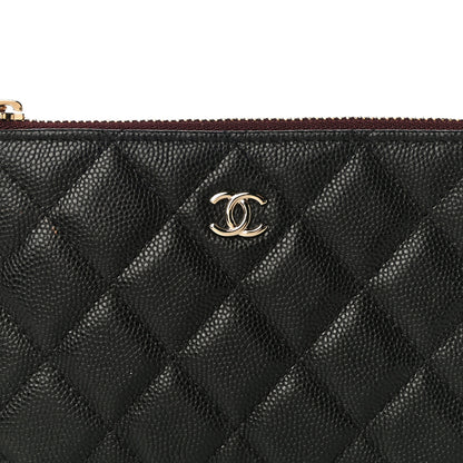 Chanel Caviar Quilted Small Cosmetic Case Black 8 of 10