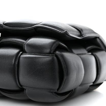 Bottega Veneta Lambskin Maxi Intreccio Padded Chain Cassette Crossbody Bag Black 10 of 10