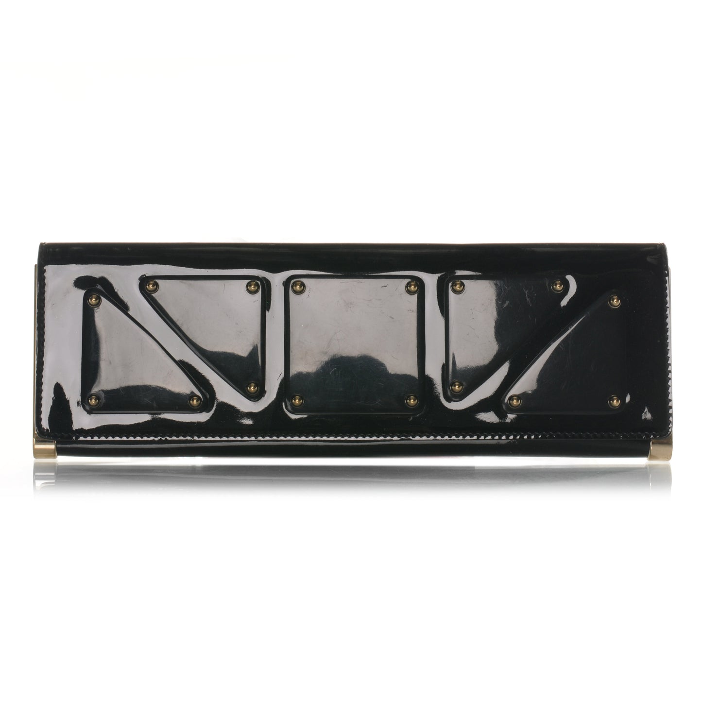 Patent Mirror Clutch Black