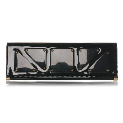 Gucci Patent Mirror Clutch Black 1 of 7