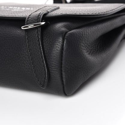 Burberry Soft Grain Calfskin Baby Bridle Saddle Bag Black 12 of 14
