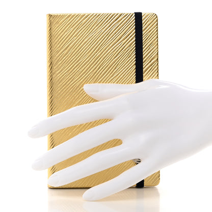 Louis Vuitton Epi Gustave Notebook MM Gold 2 of 8