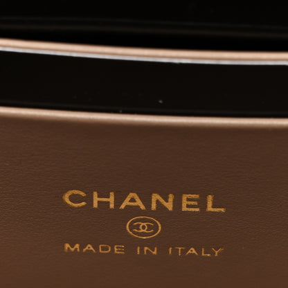 Chanel Caviar Quilted Small Vanity Case With Chain Dark Beige 6 of 11