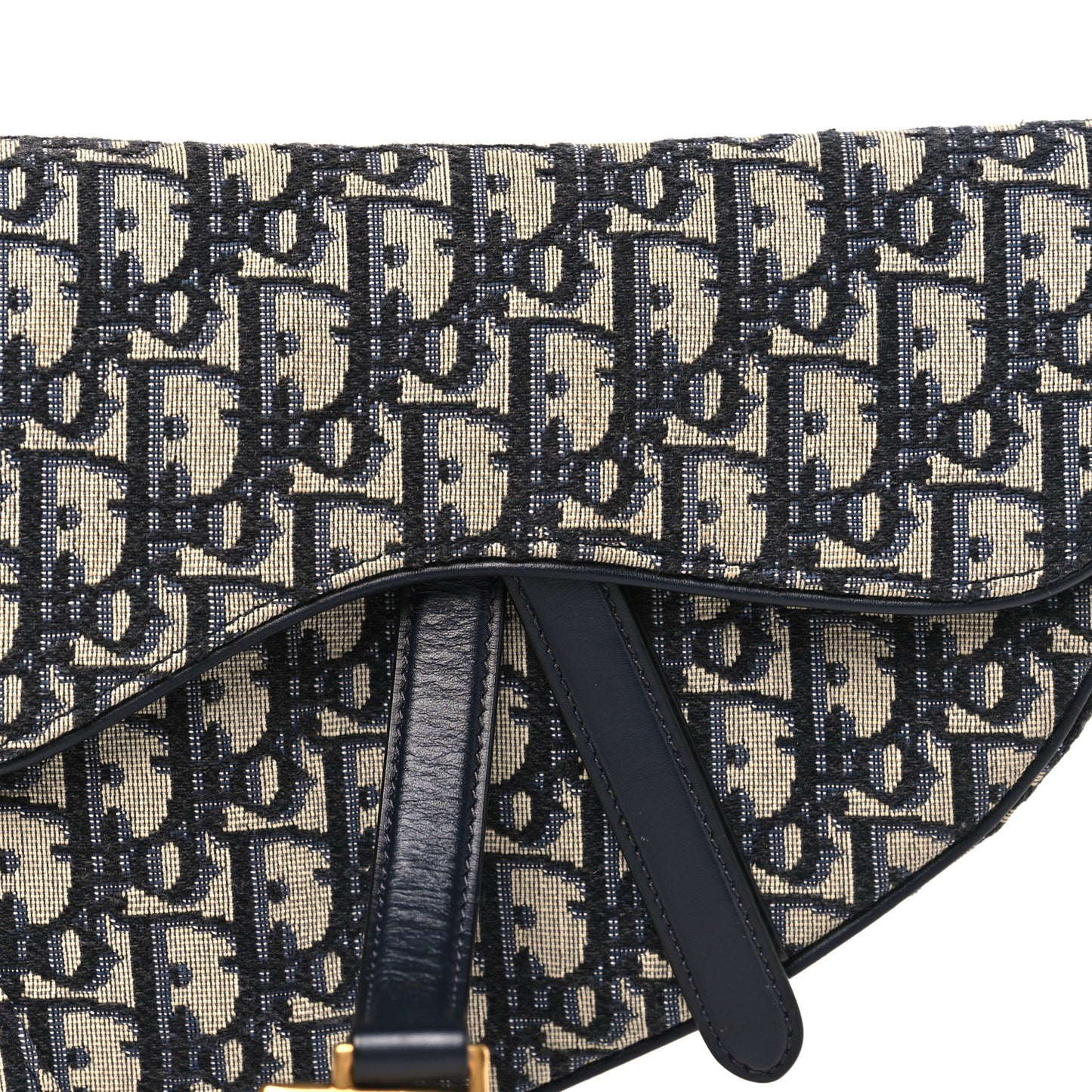 Oblique Saddle Bag Blue
