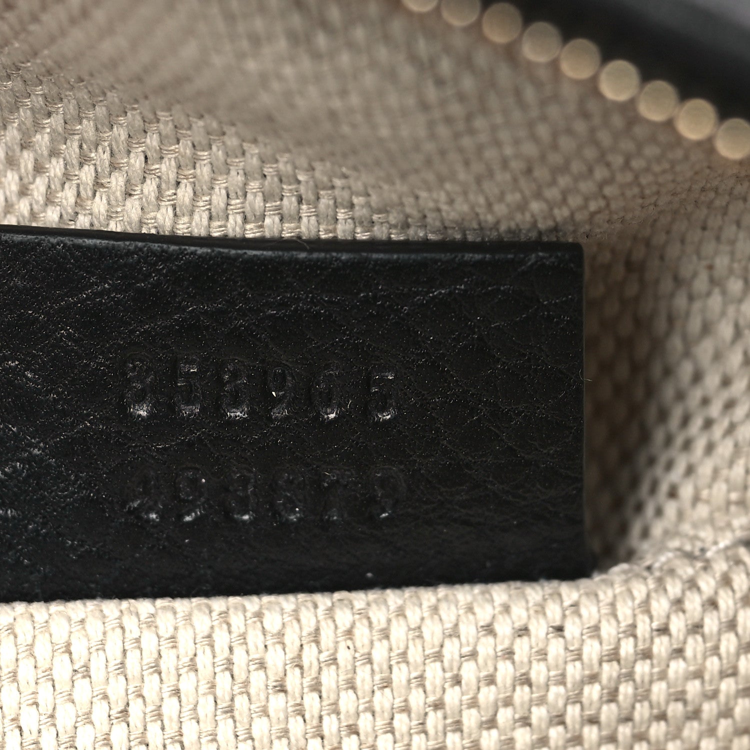Gucci Pebbled Calfskin Mini Soho Chain Bag Black 7 of 9