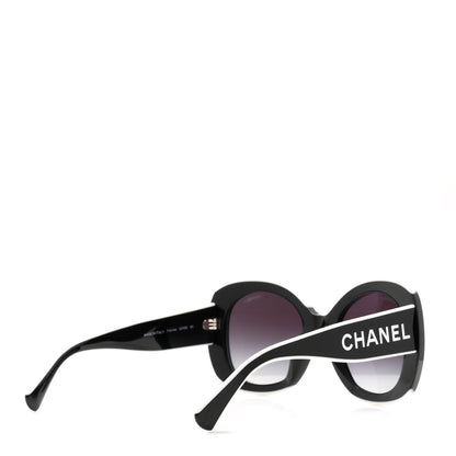 Chanel Acetate Sunglasses 71414A Black 4 of 8