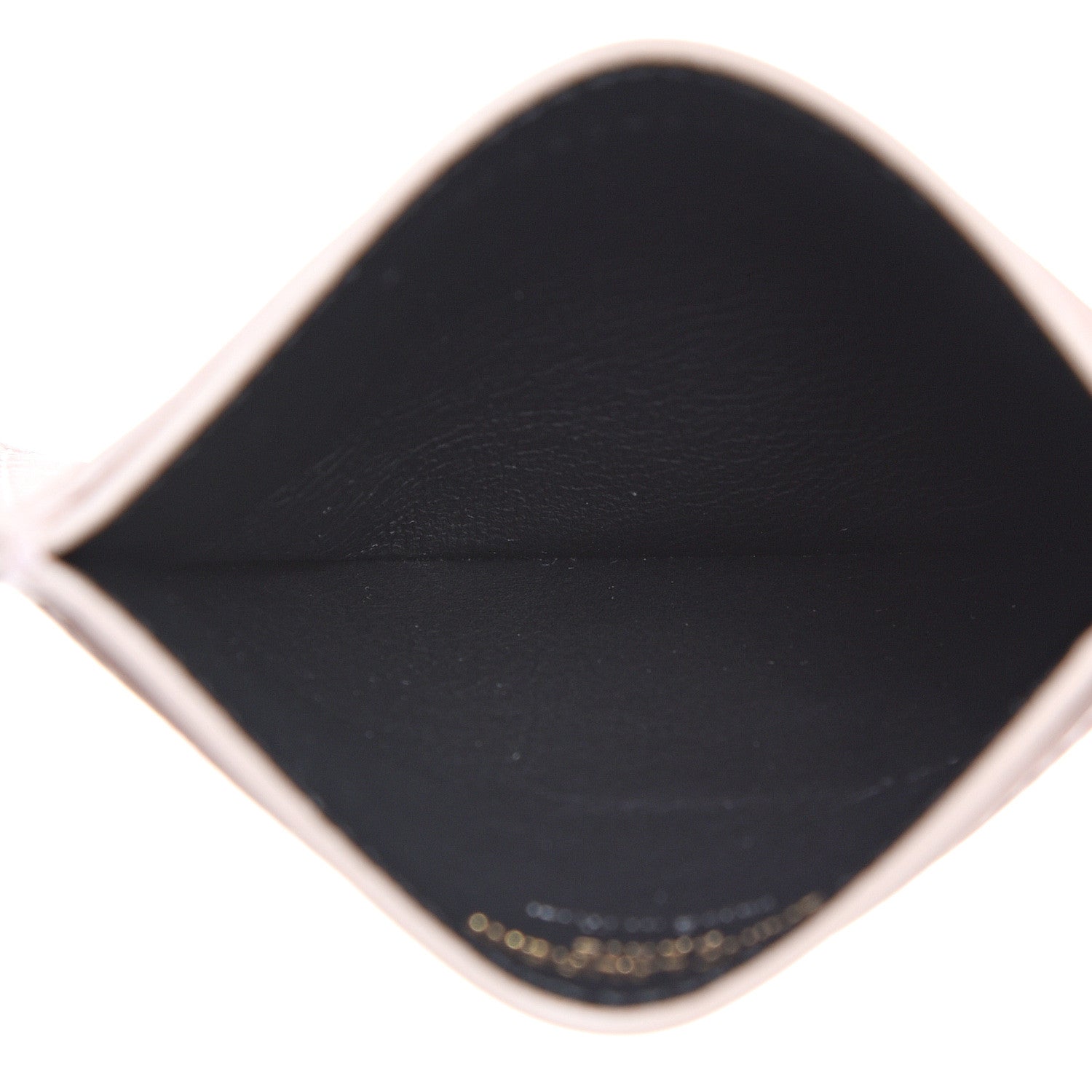 Saint Laurent Calfskin Monogram Credit Card Case Pale Pink 4 of 7