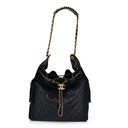 Chanel Caviar Quilted Medium Chanel 25 Handbag Dark Navy 1 of 14