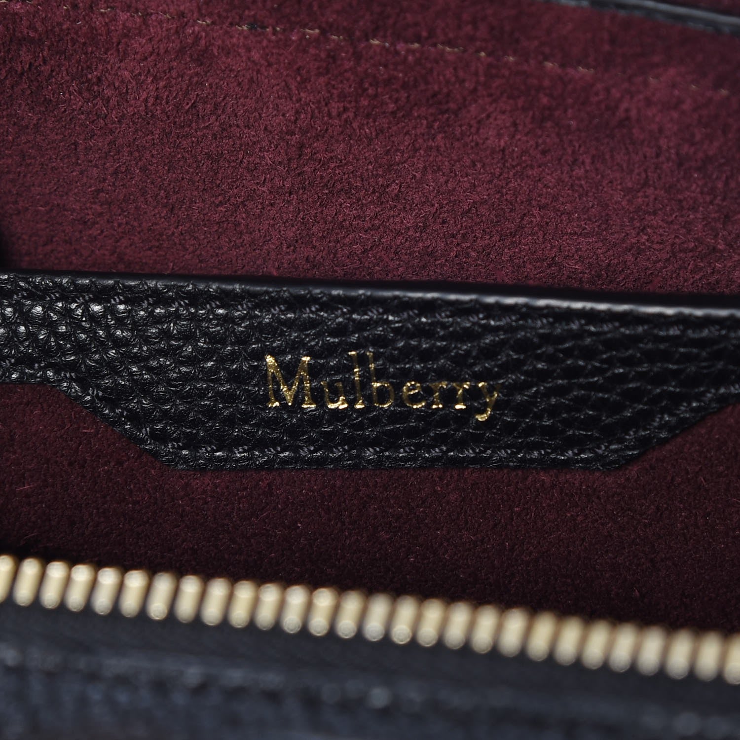 Mulberry Small Classic Grain Calfskin Hopton Black 9 of 10