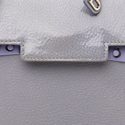 Delvaux Patent Calfskin Micro Tempete Satchel Lilas 9 of 14