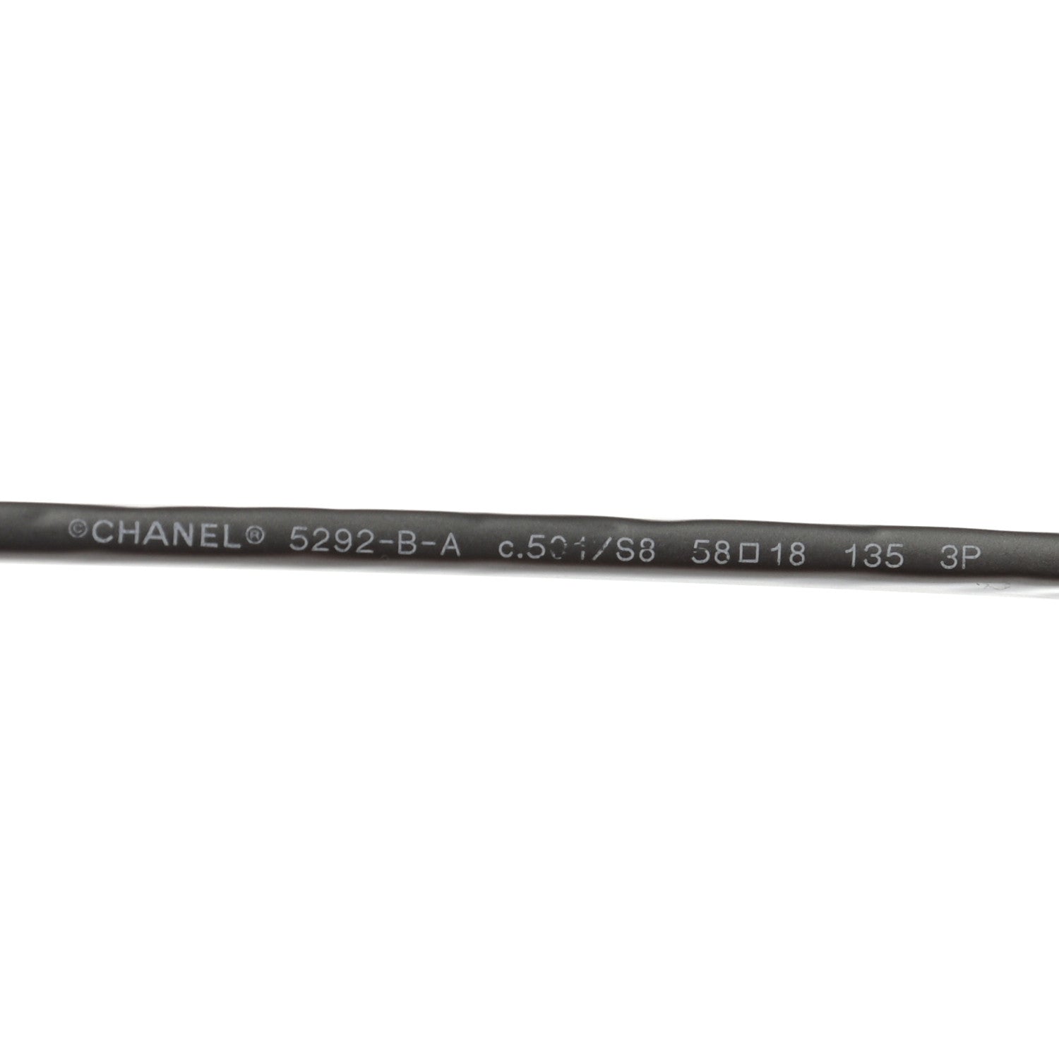 Chanel Polarized Crystal CC Sunglasses 5292 Black 5 of 8