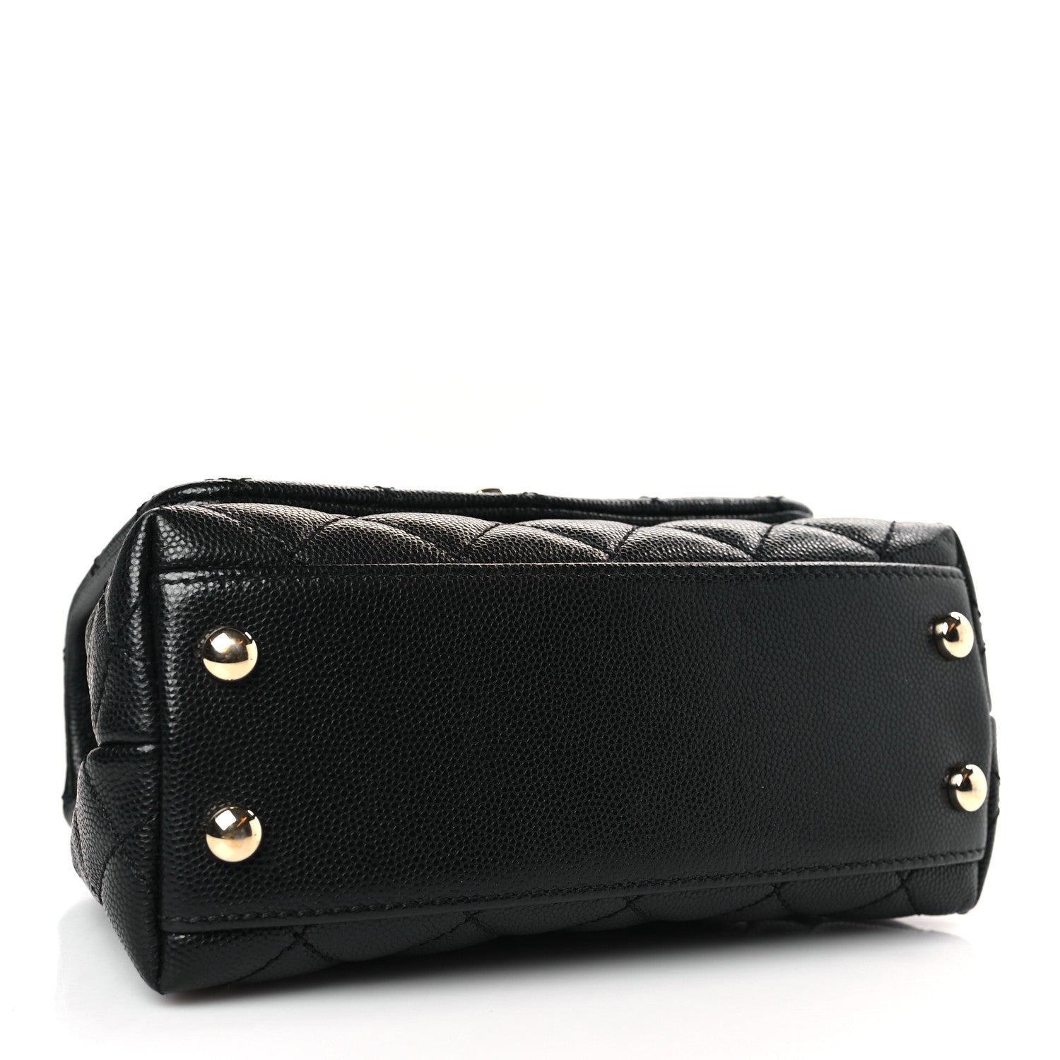 Chanel Caviar Quilted Extra Mini Coco Handle Flap Black 4 of 10