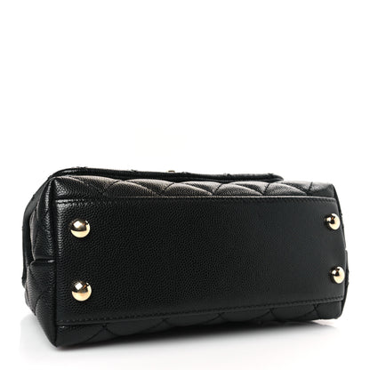 Chanel Caviar Quilted Extra Mini Coco Handle Flap Black 4 of 10