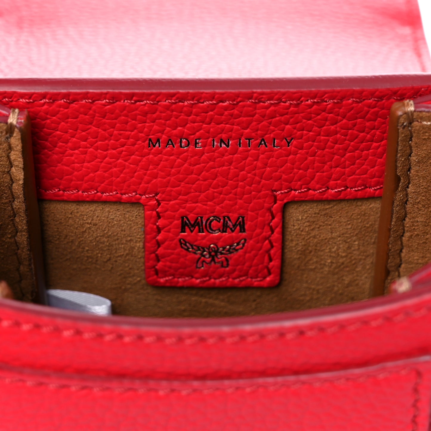 Calfskin Studded X-Mini Patricia Crossbody Chinese Red