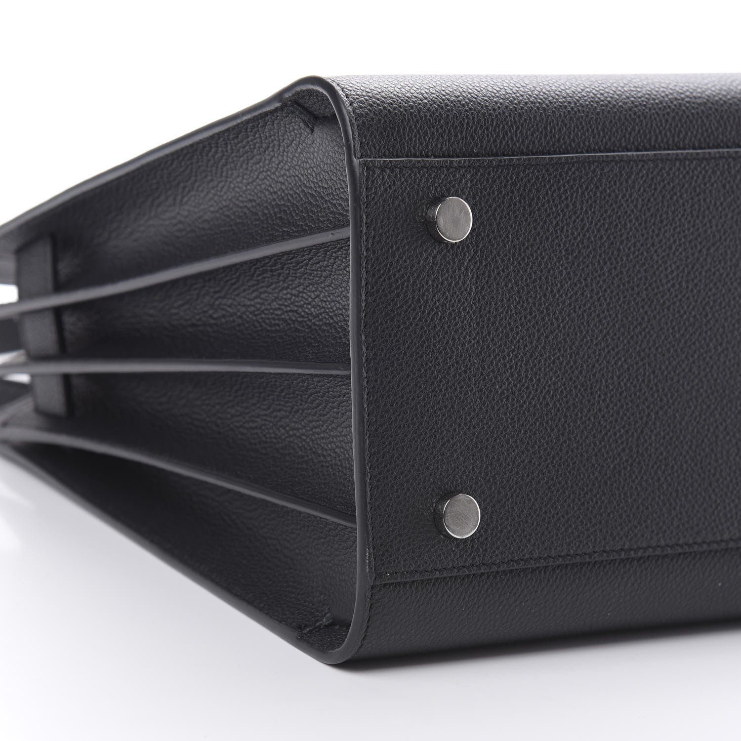 Saint Laurent Grained Calfskin Small Sac De Jour Black 10 of 11