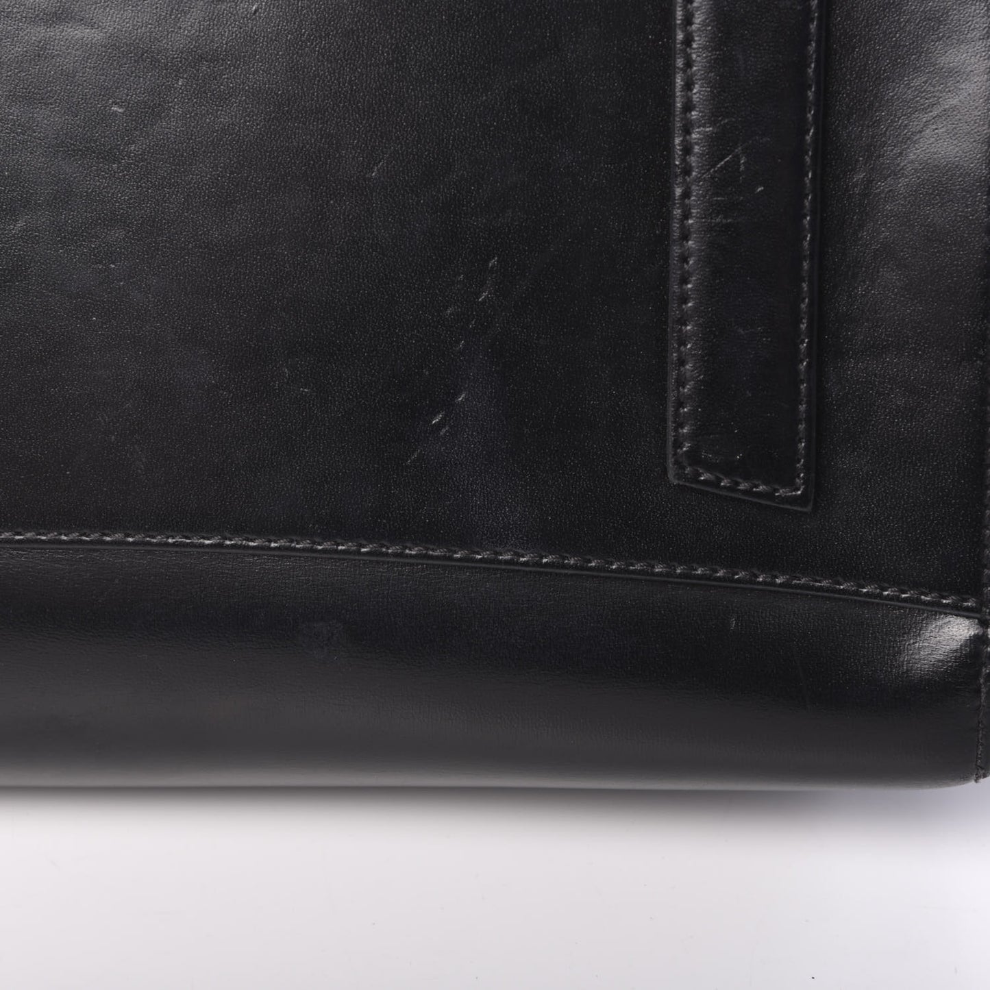 Shiny Lord Calfskin Medium Antigona Black