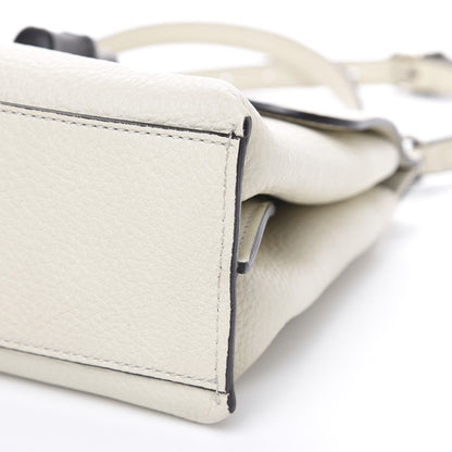 Gucci Cellarius Calfskin Small Bamboo Daily Top Handle Bag Mystic White 7 of 9