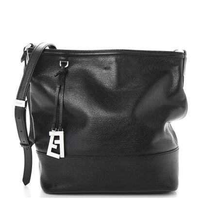 Fendi Calfskin 2Jours Bucket Bag Black 1 of 14