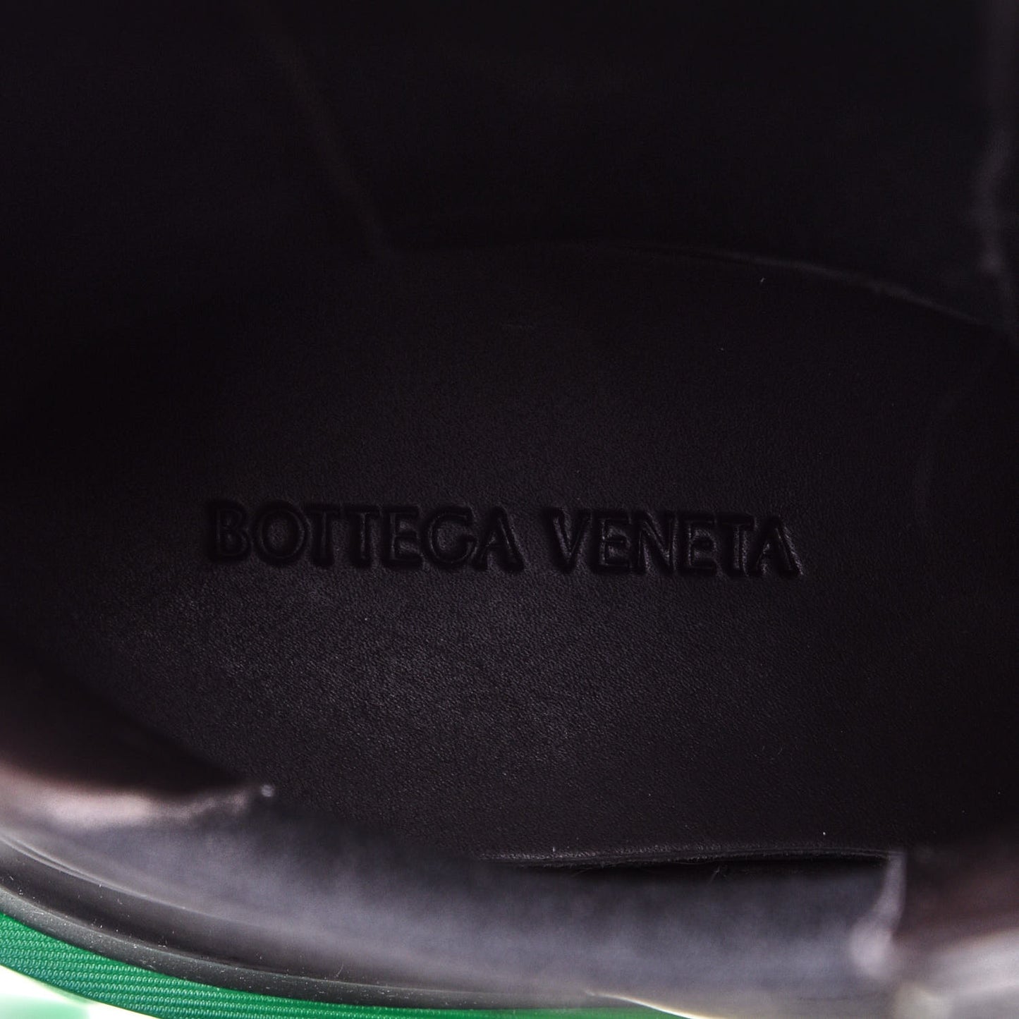 Calfskin The Tire Chelsea Boots 40 Black Green