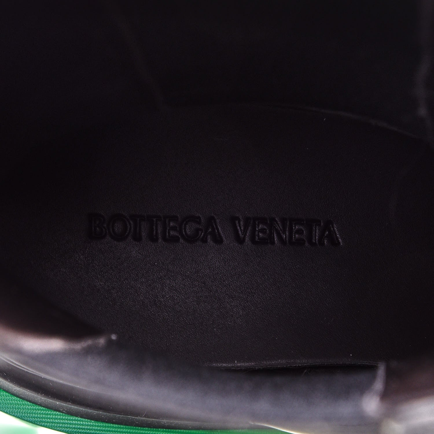 Bottega Veneta Calfskin The Tire Chelsea Boots 40 Black Green 8 of 9