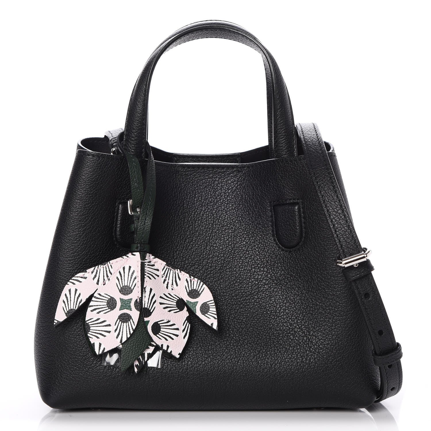 Christian Dior Grained Calfskin Small Blossom Tote Black 1 of 12