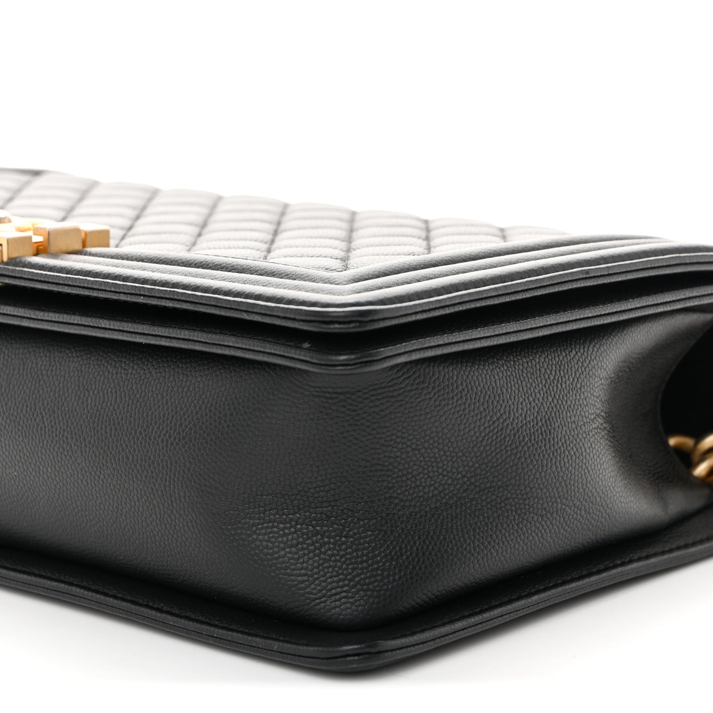 Caviar Quilted New Medium Boy Flap Black