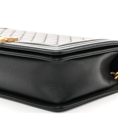 Chanel Caviar Quilted New Medium Boy Flap Black 10 of 10