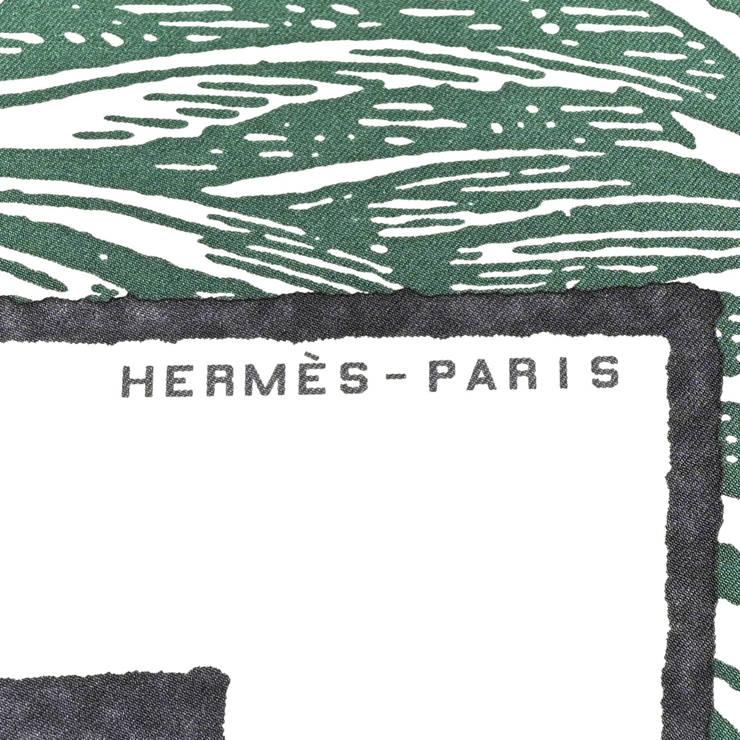 Hermes Silk Cavalier En Formes Scarf 90 Creme Vert Jaune Vif 2 of 5