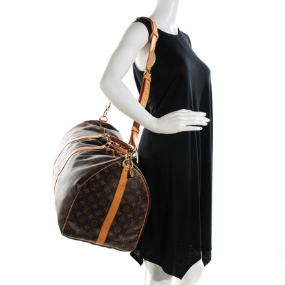 Louis Vuitton Monogram Keepall Bandouliere 55 5 of 12