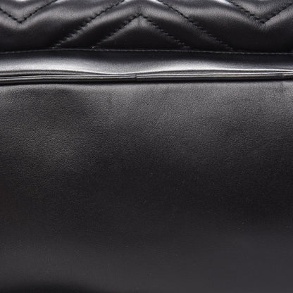 Gucci Calfskin Matelasse GG Marmont Day Backpack Black 9 of 10