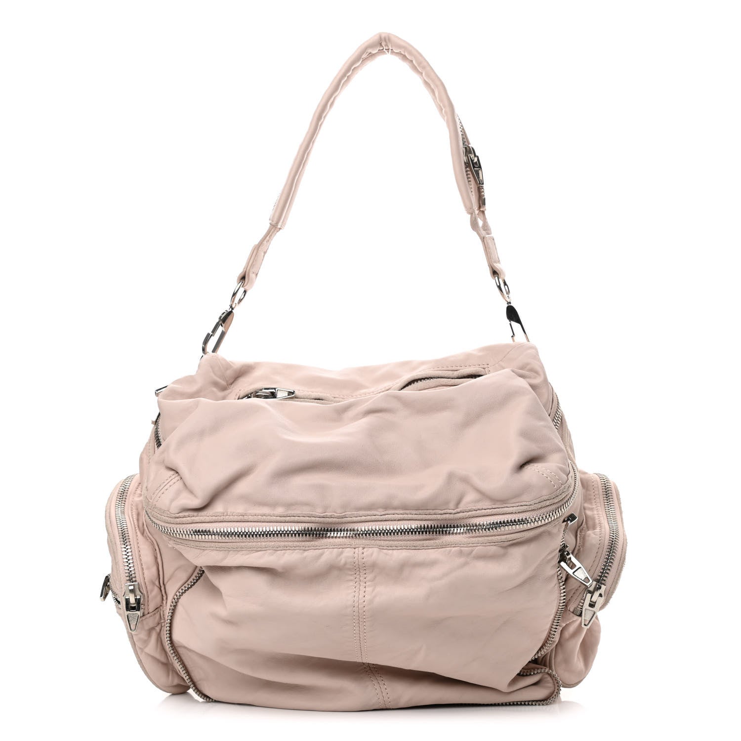 Alexander Wang Washed Lambskin Jane Blush 1 of 12