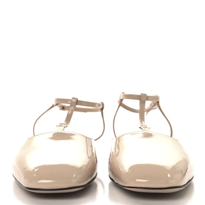 Gucci Vernice Crystal Double G Ballet Flat 41 Skin Rose 2 of 9