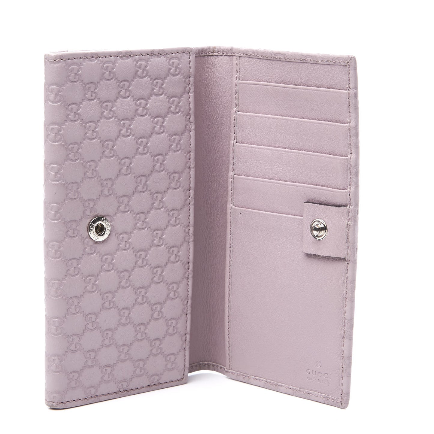 Microguccissima Flap Wallet Mauve