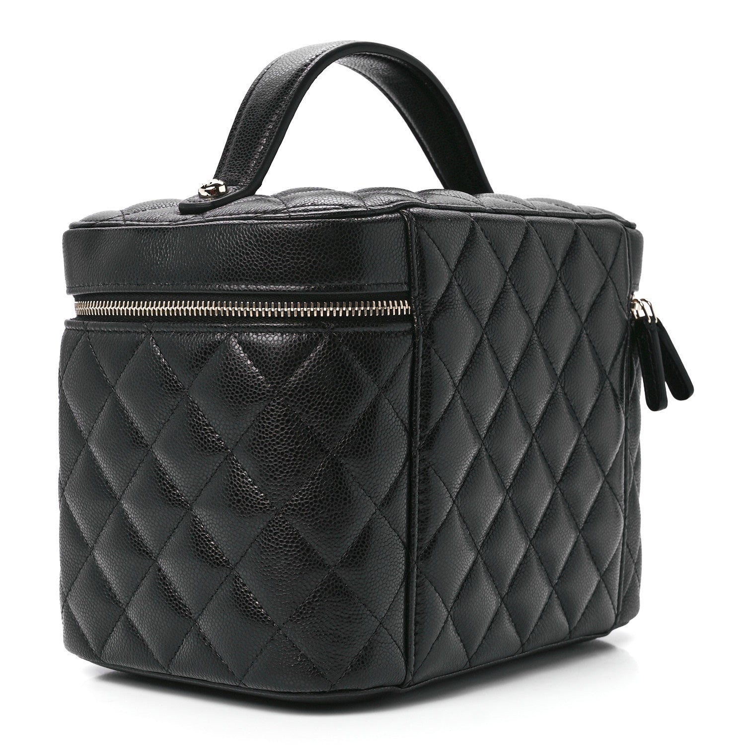 Chanel Caviar Quilted Large Vanity Pouch Black 3 of 11