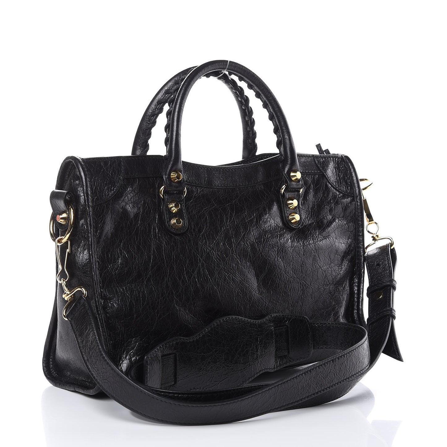 Agneau Classic Gold Hardware S City Black