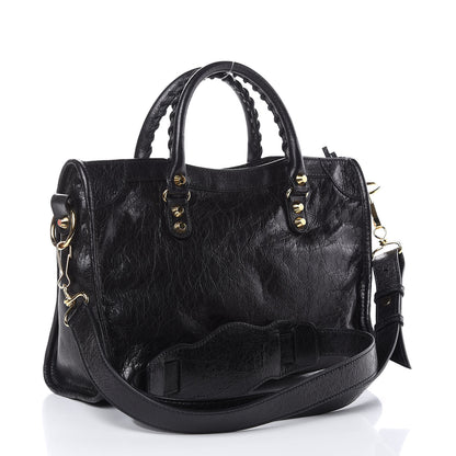 Balenciaga Agneau Classic Gold Hardware S City Black 3 of 8