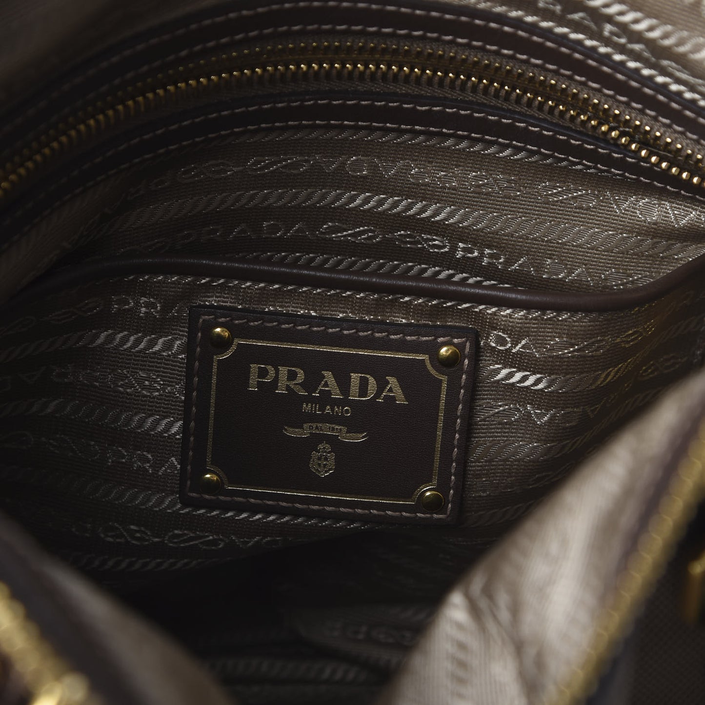 Jacquard Logo Tote Corda Bruciato
