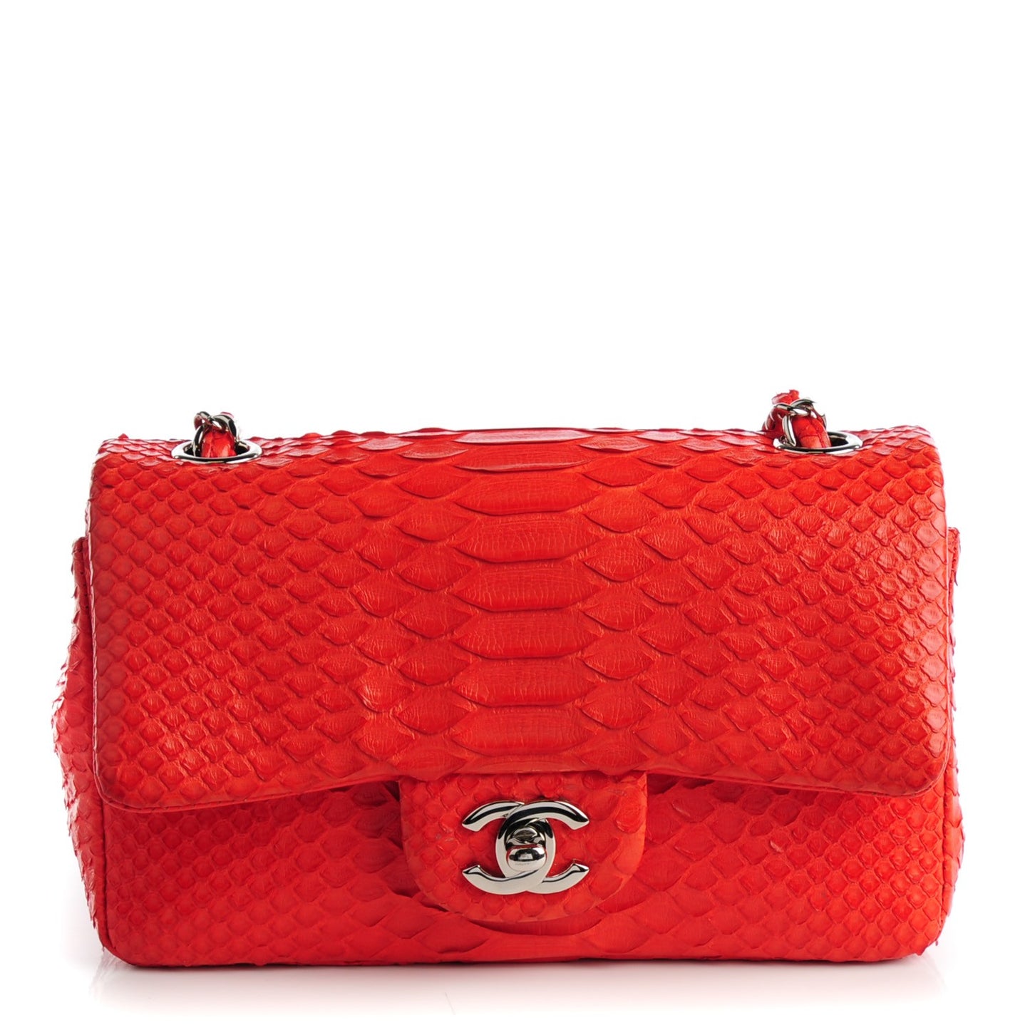 Python Mini Rectangular Flap Red