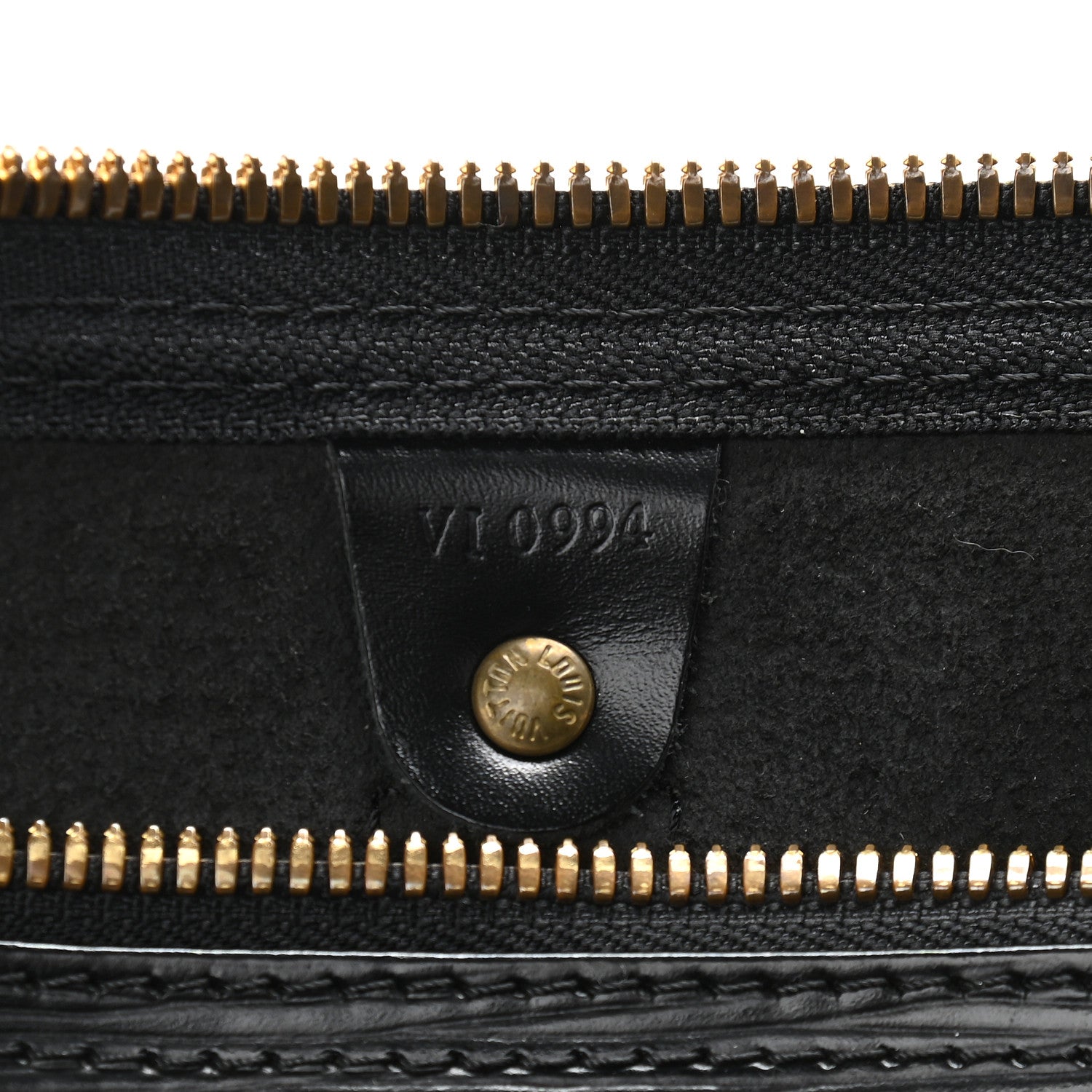 Louis Vuitton Epi Keepall 45 Black 6 of 12